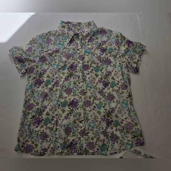 Homemade Vintage Short Sleeve Floral Shirt - Picture 6 of 12